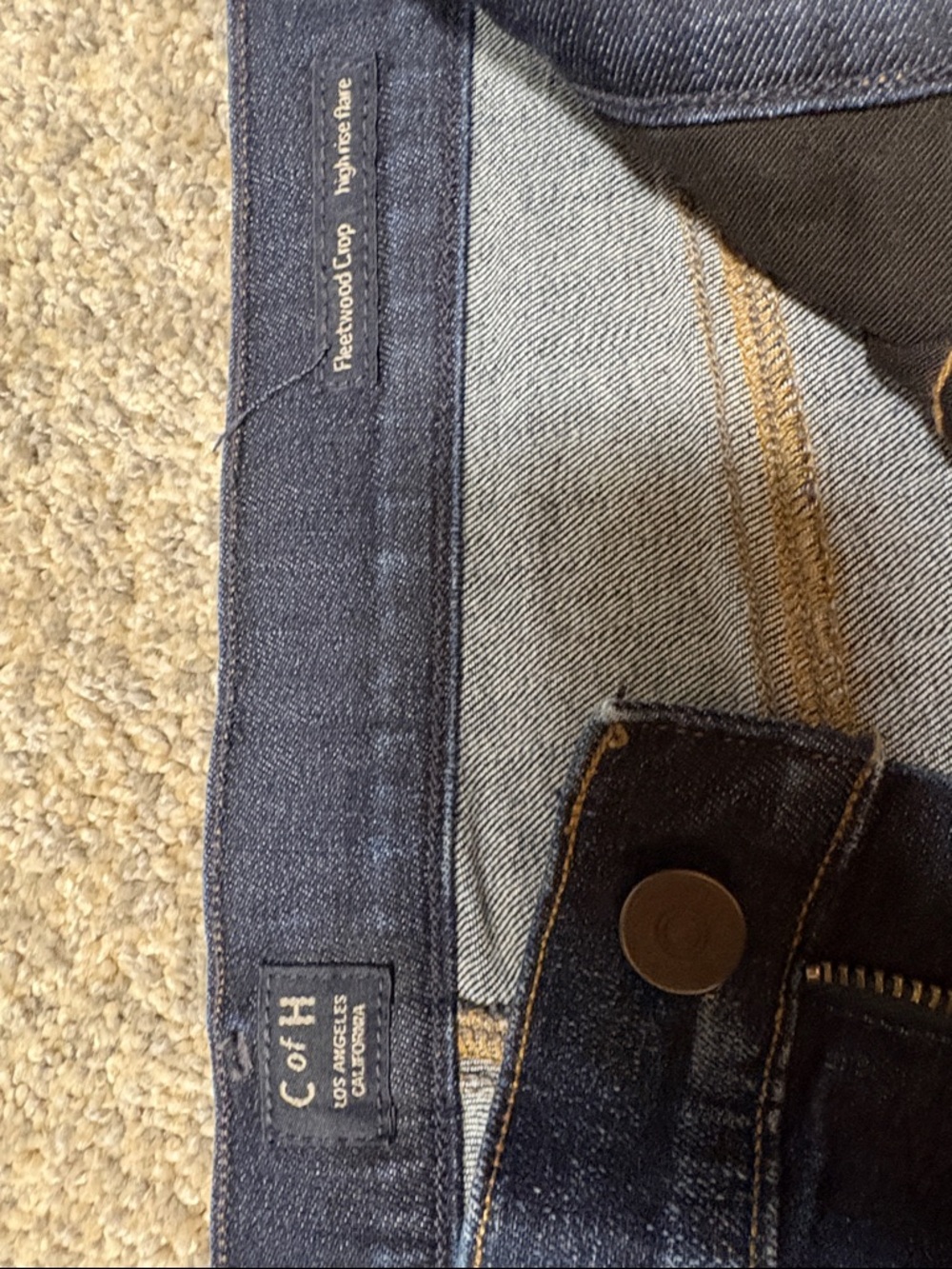Citizens Of Humanity Indigo Flare Jeans - Picture 2 of 5